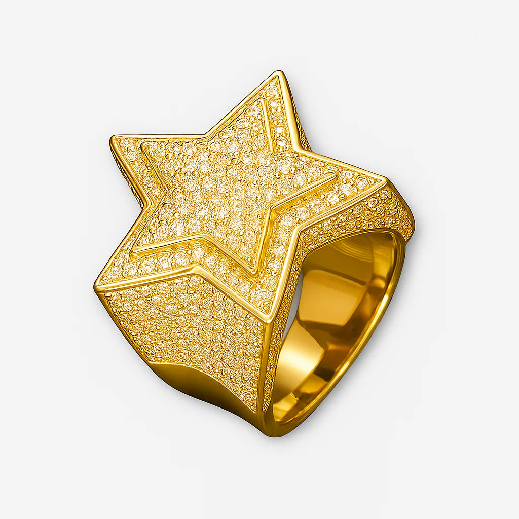 Star Moissanite Ring